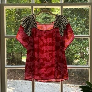 CROSBY by Mollie Burch Patterned Blouse